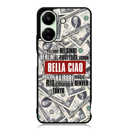 Bella Ciao MONEY nagypenzrablas lacasadepapel Xiaomi Redmi 13C 4G tok