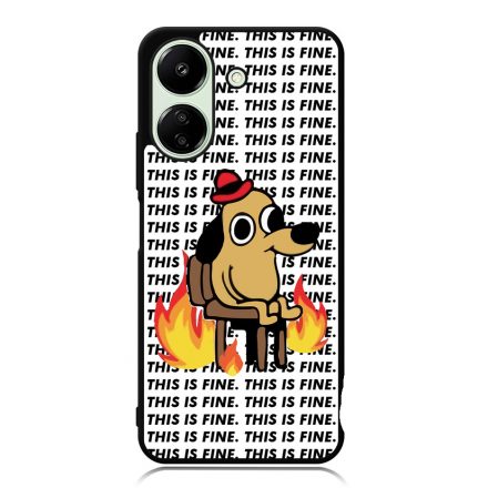 This is fine DOG kutyas meme Xiaomi Redmi 13C 4G tok