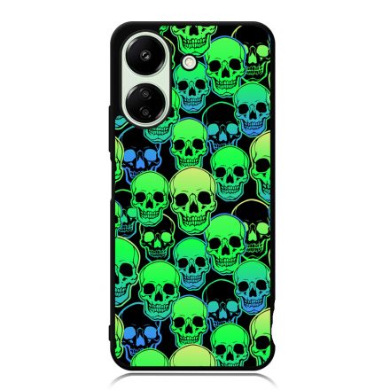 Green Skulls - Halloween Xiaomi Redmi 13C 4G tok