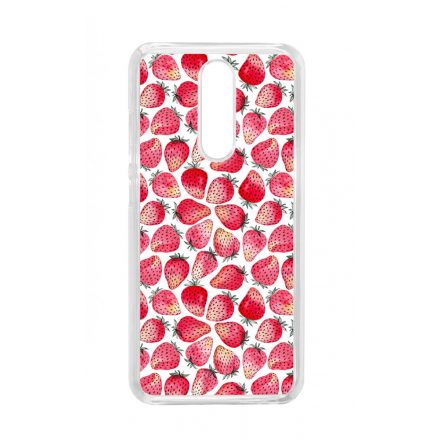 Strawberry BOOM - Eper mintás Xiaomi Redmi 8 tok