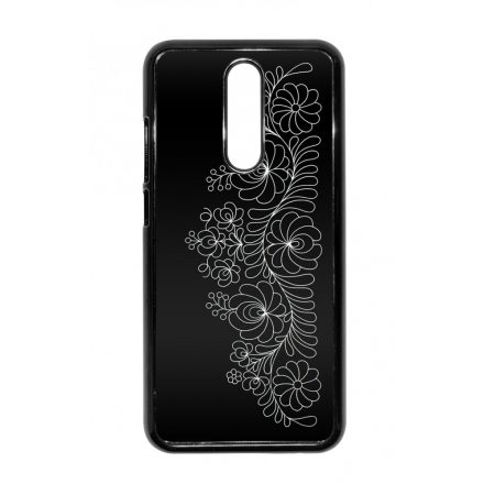 Elegant Matyó - Black magyar mintás hungarian folk Xiaomi Redmi 8 tok