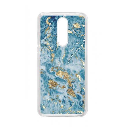 Blue Gold marvanyos marvany mintas Xiaomi Redmi 8 tok