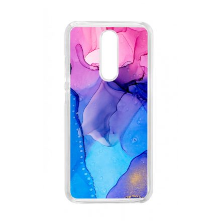 Blue Pink Gradient Ink kek rozsaszin marvanyos Xiaomi Redmi 8 tok