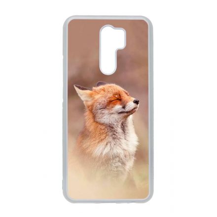 róka rókás fox Xiaomi Redmi 9 átlátszó tok