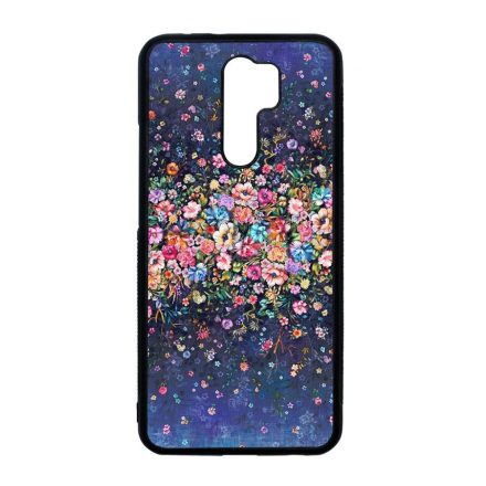 virágos tavaszi art Xiaomi Redmi 9 fekete tok