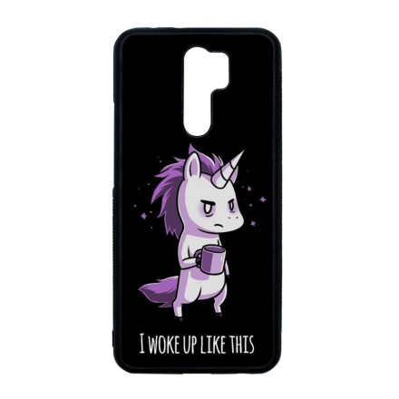 Unikornis - morcos reggel unicorn egyszarvú Xiaomi Redmi 9 fekete tok