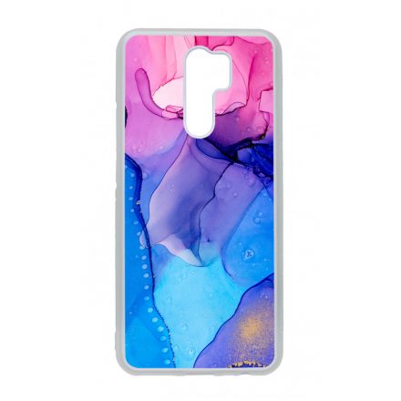 Blue Pink Gradient Ink kek rozsaszin marvanyos Xiaomi Redmi 9 tok