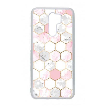 Geometric Rose Gold marvanyos marvany mintas Xiaomi Redmi 9 tok