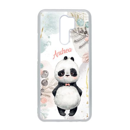 Édes kis Panda - Téli mintás Xiaomi Redmi 9 tok