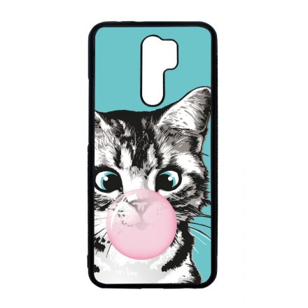 Bubble Cat - cica mintás Xiaomi Redmi 9 tok