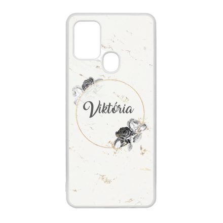 marble marvany mintas Rozsa viragos Xiaomi Redmi 9C tok