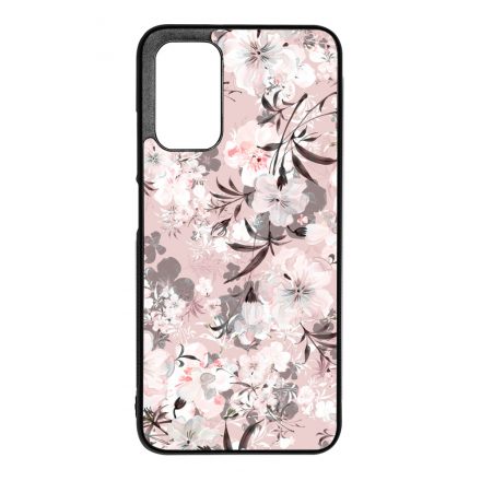 Puderpink tavaszi viragos Xiaomi Redmi 9T tok