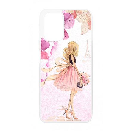 virágos fashion menyasszony párizs paris eiffel torony tavaszi Xiaomi Redmi Note 10 tok