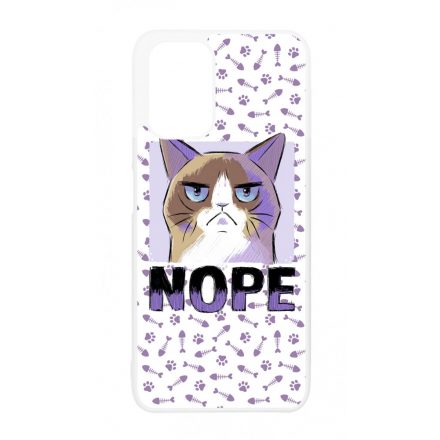 NOPE Cat Antisocial Antiszocialis Meno Trendi Xiaomi Redmi Note 10 tok