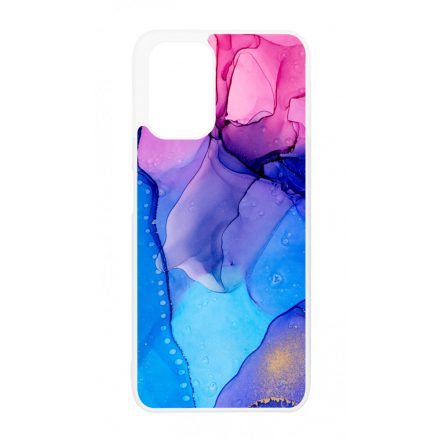 Blue Pink Gradient Ink kek rozsaszin marvanyos Xiaomi Redmi Note 10 tok