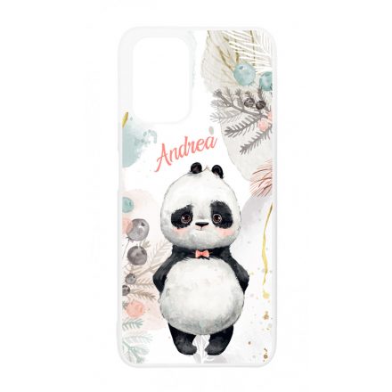 Édes kis Panda - Téli mintás Xiaomi Redmi Note 10 / Redmi Note 10s tok