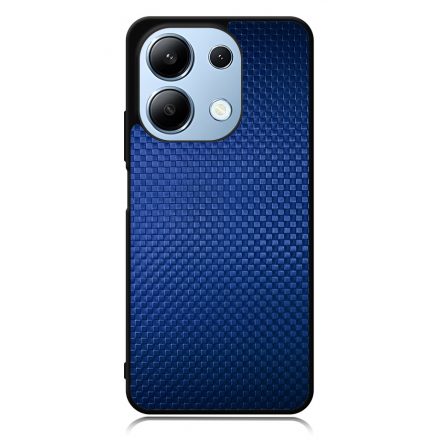 Gyönyörű kék karbon fiber mintás Xiaomi Redmi Note 13 4G tok