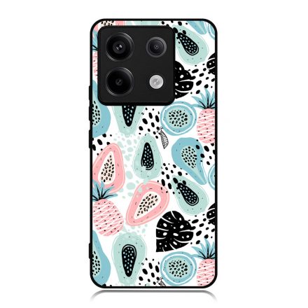 Cute Avocado - Csajos nyári mintás Xiaomi Redmi Note 13 Pro 5G tok