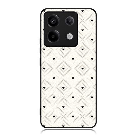 Elegáns szívecskés - CREAM - szives csajos Xiaomi Redmi Note 13 Pro 5G tok