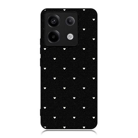 Elegáns szívecskés - BLACK - szives csajos  Xiaomi Redmi Note 13 Pro 5G tok