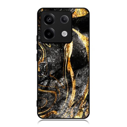 Luxury Golden Black marvanyos marvany mintas Xiaomi Redmi Note 13 Pro 5G tok