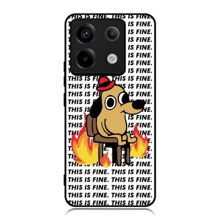 This is fine DOG kutyas meme Xiaomi Redmi Note 13 Pro 5G tok