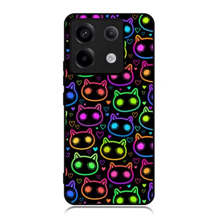 Halloween Macskak - Colored Xiaomi Redmi Note 13 Pro 5G tok