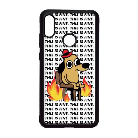 This is fine DOG kutyas meme Xiaomi Redmi Note 7 tok