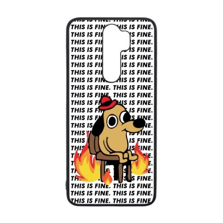 This is fine DOG kutyas meme Xiaomi Redmi Note 8 Pro tok