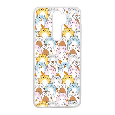 Tündéri Kawaii cica mintás Xiaomi Redmi Note 8 Pro tok