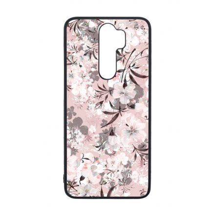 Puderpink tavaszi viragos Xiaomi Redmi Note 8 Pro tok