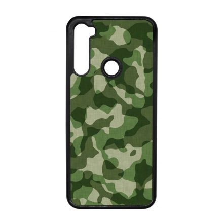 terepszin camouflage kamuflázs Xiaomi Redmi Note 8T fekete tok