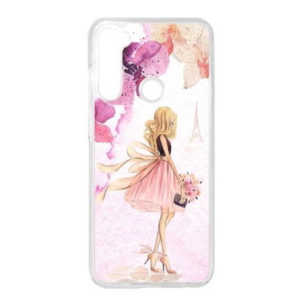 virágos fashion menyasszony párizs paris eiffel torony tavaszi Xiaomi Redmi Note 8T átlátszó to