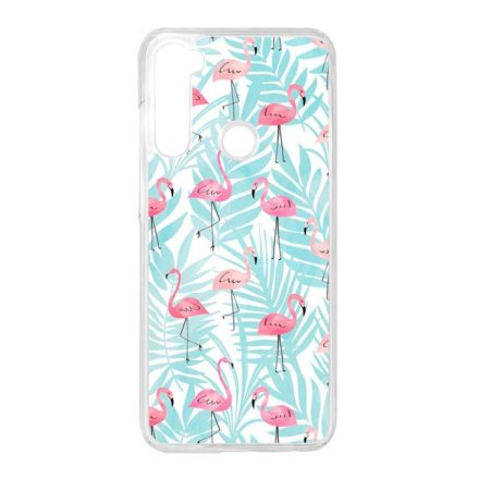 Flamingo Pálmafa nyár Xiaomi Redmi Note 8T átlátszó tok