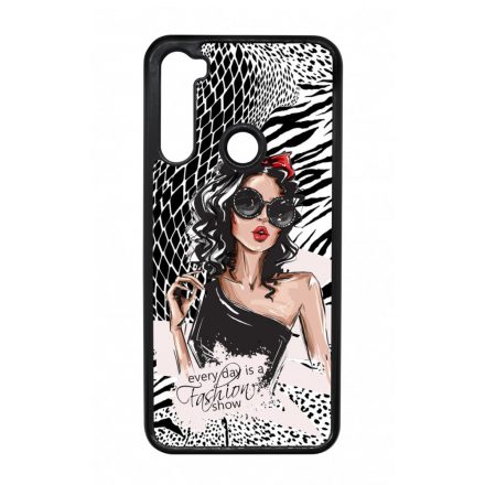 Fashion Show Girl Wild Beauty Animal Fashion Csajos Allat mintas Xiaomi Redmi Note 8T tok