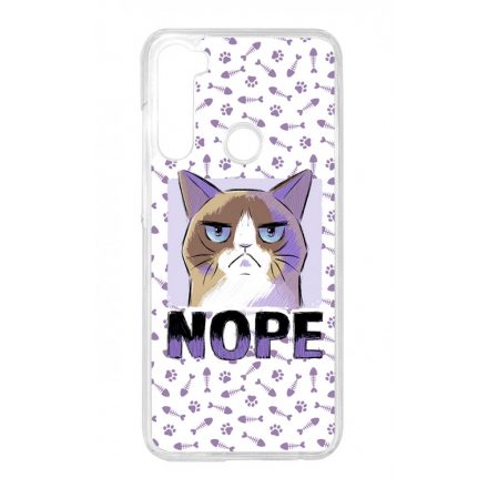 NOPE Cat Antisocial Antiszocialis Meno Trendi Xiaomi Redmi Note 8T tok