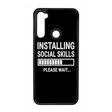 Installing social skills Antisocial Antiszocialis Meno Trendi Xiaomi Redmi Note 8T tok