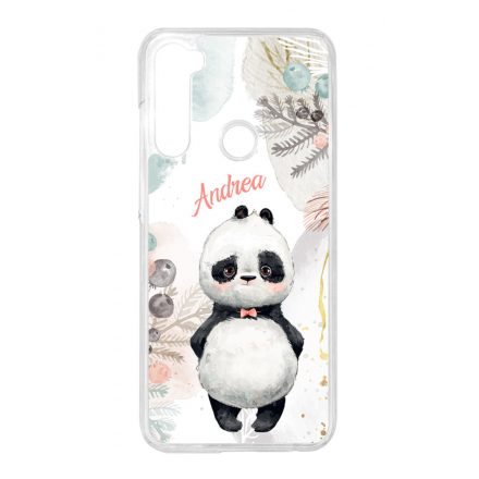 Édes kis Panda - Téli mintás Xiaomi Redmi Note 8T tok