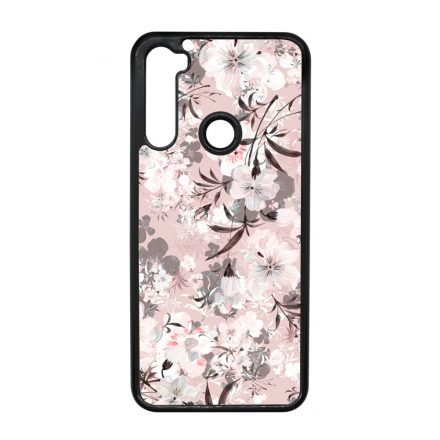 Puderpink tavaszi viragos Xiaomi Redmi Note 8T tok