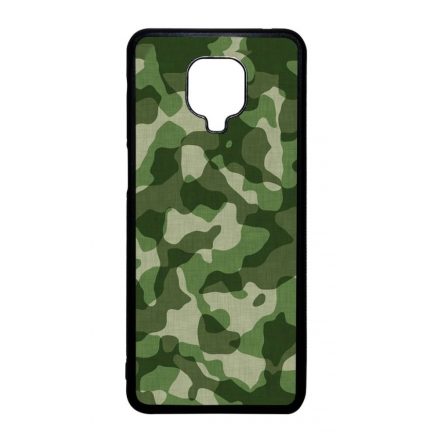 terepszin camouflage kamuflázs Xiaomi Redmi Note 9 Pro fekete tok