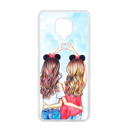 barátnők bff best friends forever legjobb barátnős besties Xiaomi Redmi Note 9 Pro átlátszó tok