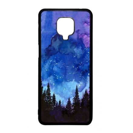 téli karácsonyi art Xiaomi Redmi Note 9 Pro fekete tok